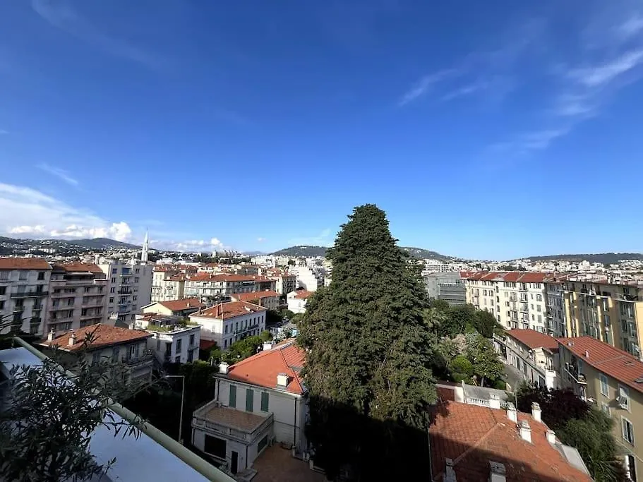 Charming Penthouse In Central Nice - 10 Minutes From Seaside Apartment